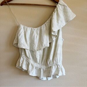 NWT American Eagle Green One Shoulder Top